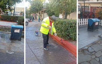 Συντονισμένη επιχείρηση καθαριότητας  στη Δ΄ Δημοτική Κοινότητα από τον Δήμο Πειραιά