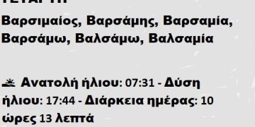 Τετάρτη 29 Ιανουαρίου+