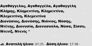 ΠΕΜΠΤΗ 23 ΙΑΝΟΥΑΡΙΟΥ