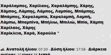 Δευτέρα 10 Φεβρουαρίου