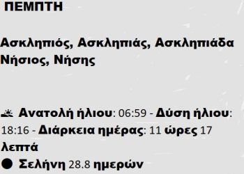 Πέμπτη 27 Φεβρουαρίου