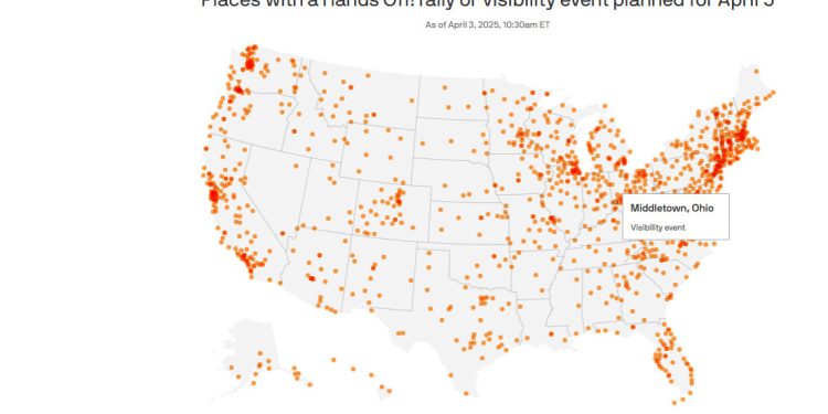 ΗΠΑ: «Hands Off» – Ημέρα κατά του Τραμπ με πάνω από 1.000 δράσεις σε όλη τη χώρα