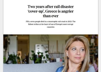 «Θέλω να αποδοθεί δικαιοσύνη»: Καρυστιανού στους Sunday Times – Πίεση στην κυβέρνηση Μητσοτάκη λόγω Τεμπών