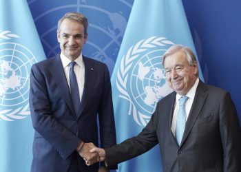 Συνάντηση Μητσοτάκη με τον ΓΓ του ΟΗΕ Αντόνιο Γκουτέρες – Συζήτησαν και για το Κυπριακό
