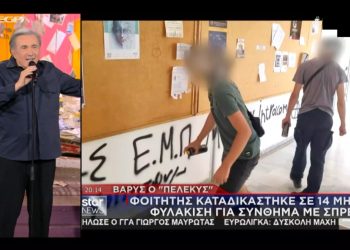 Λαζόπουλος: 14 μήνες φυλακή σε φοιτητή για ένα γκράφιτι και Σεμερτζίδου, «Φραπές» δεν πάνε πουθενά – Αυτό είναι δικαιοσύνη;