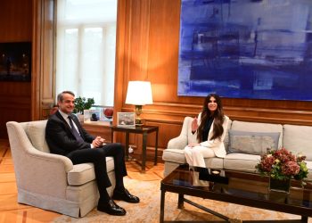 Συνάντηση Μητσοτάκη –  Γκίλφοϊλ στο Μαξίμου [φωτογραφίες]