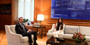 Συνάντηση Μητσοτάκη –  Γκίλφοϊλ στο Μαξίμου [φωτογραφίες]