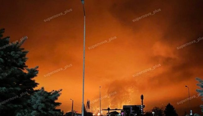 Ρωσία: Πυρκαγιά σε βιομηχανική περιοχή μετά από επίθεση ουκρανικών drones