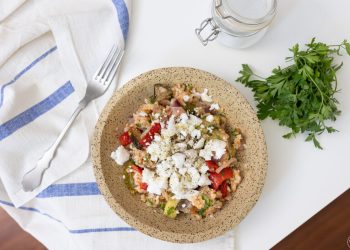 Ρύζι με καλοκαιρινά λαχανικά στον φούρνο