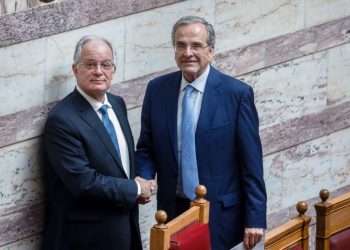 Σαμαράς σε Τασούλα: Ο Μητσοτάκης στην Άγκυρα «επέτεινε την αίσθηση του κινδύνου της παγιοποίησης τετελεσμένων σε βάρος της Ελλάδας»