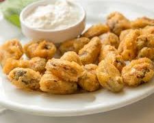 Μύδια τηγανιτά με κουρκούτι