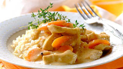 Κοτόπουλο Μιλανέζ με ρύζι