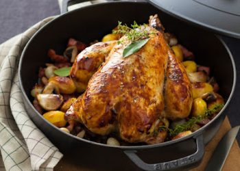 Κοτόπουλο ψητό κατσαρόλας