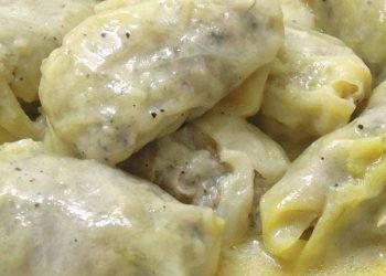 Λαχανοντολμάδες Αυγολέμονο