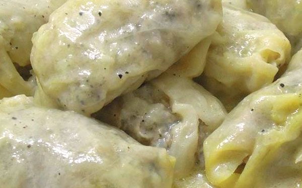 Λαχανοντολμάδες Αυγολέμονο