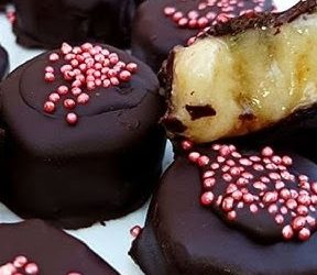 Νηστίσιμα σοκολατάκια μπανάνας με 3 υλικά