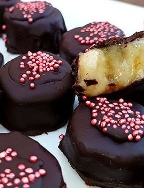 Νηστίσιμα σοκολατάκια μπανάνας με 3 υλικά