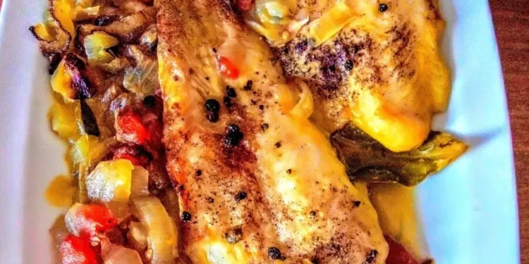 Ψάρι πλακί που παραμένει ζουμερό