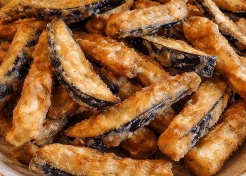 Τραγανές Τηγανητές Μελιτζάνες