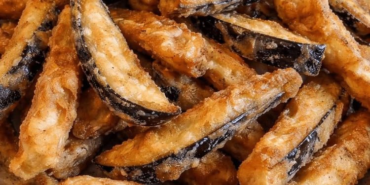 Τραγανές Τηγανητές Μελιτζάνες