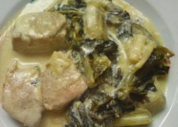 Χοιρινό Σελινατό με Αυγολέμονο