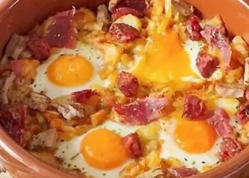 Με αυγά και πατάτες με κρέας … σπέσιαλ ορεκτικό