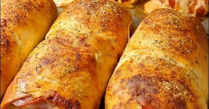 Ρολά με τυρί πεπερόνι