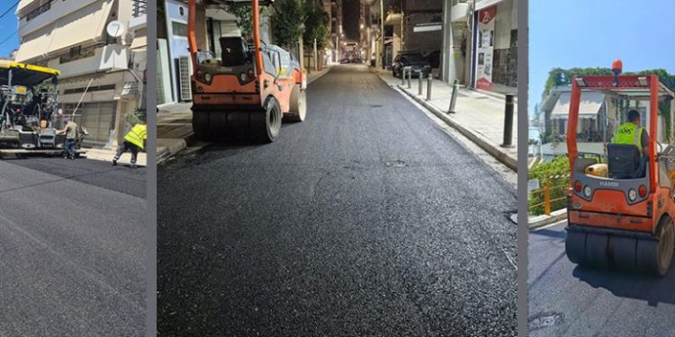 Νέες ασφαλτοστρώσεις σε κομβικούς δρόμους  των Α΄ και Β΄ Δημοτικών Κοινοτήτων από τον Δήμο Πειραιά